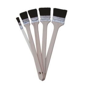 Radiatorkwast SUPER PROF zwart haar houten steel 2 inch