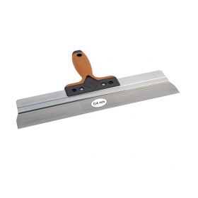 Spackmes SUPER PROF aluminium 220 mm RVS met Amerikaanse SUPERSOFT-handgreep