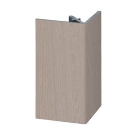 Uitwendig rechthoekprofiel Keralit 46x46mm Vergrijsd ceder - Classic (bestelnr. 2812)