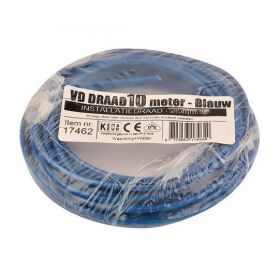VD-draad 2.5 mm2 blauw - 10 meter