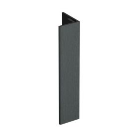 Verlengd eindprofiel 17x44mm Keralit Antraciet - Classic (bestelnr. 2811)