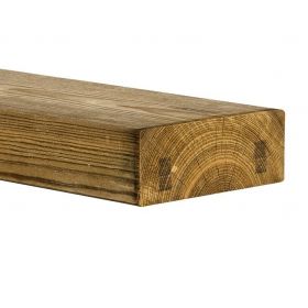 Vuren C Geschaafd Druk Geïmpregneerd - 63x160mm (360cm) (nettomaat 58x156mm) Op aanvraag