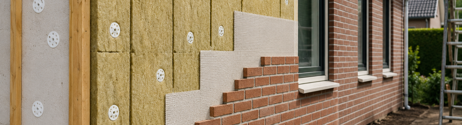 Buitenmuur na-isolatie: Na-isoleren van de buitenmuur