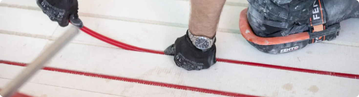 Zwevende vloer met vloerverwarming: R Floorzz Estrich